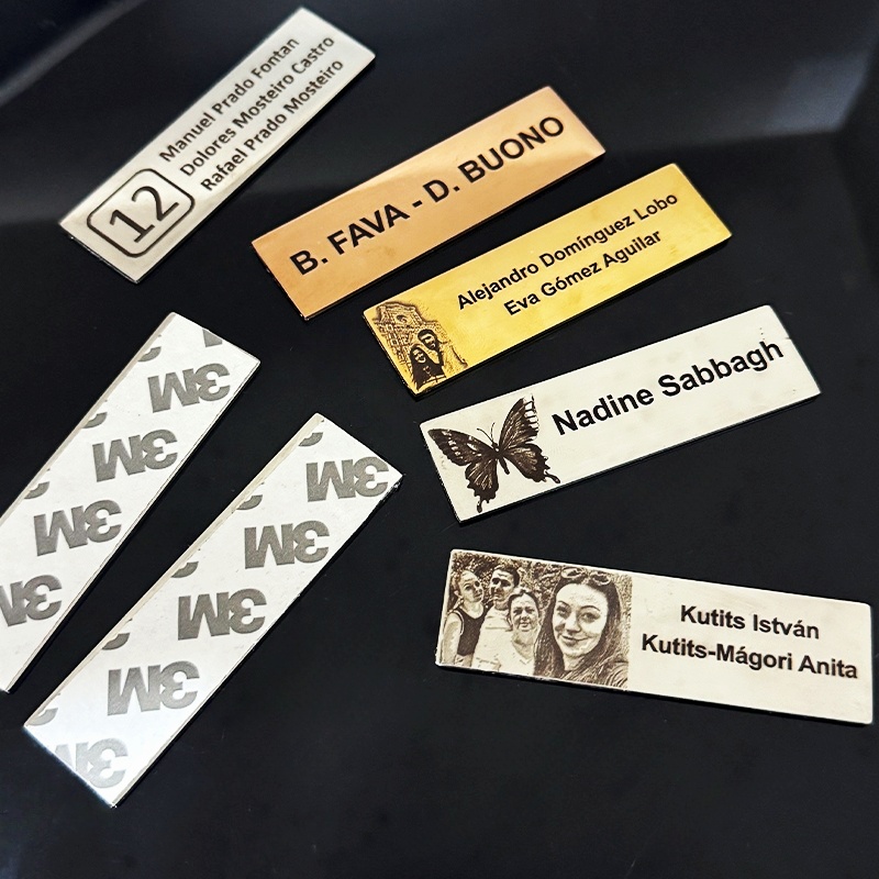 Personalized Name Box - Plaque de nom personnalisée en métal