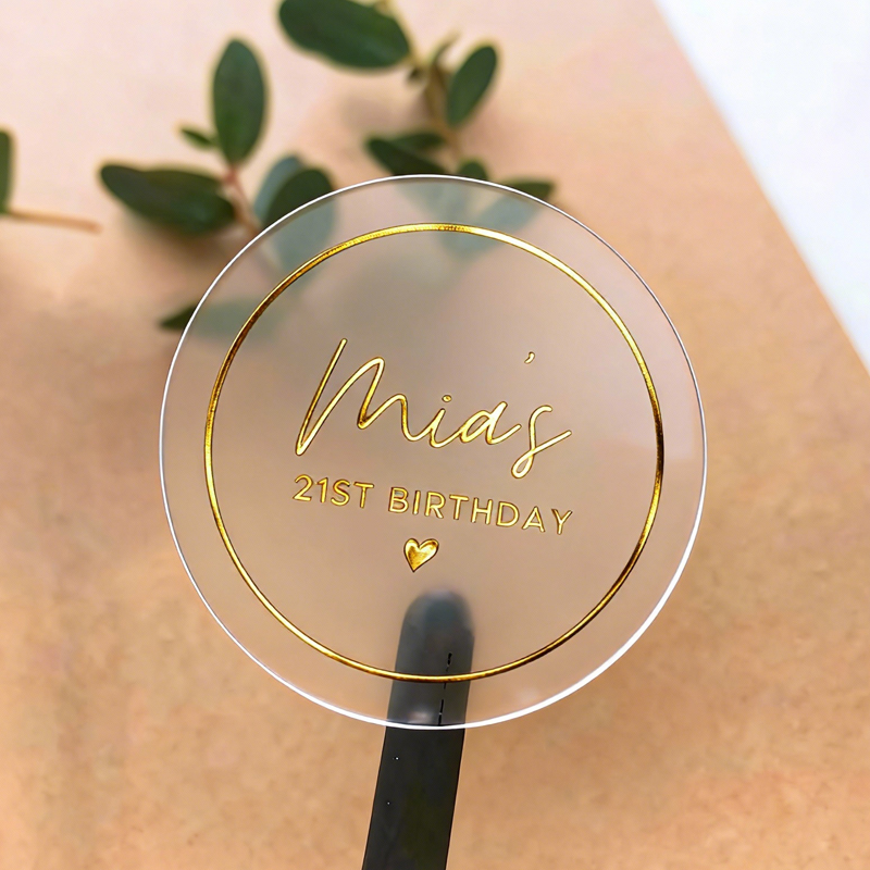 Personalised Candle Label - Autocollants d'anniversaire personnalisés, 50 pièces, autocollants