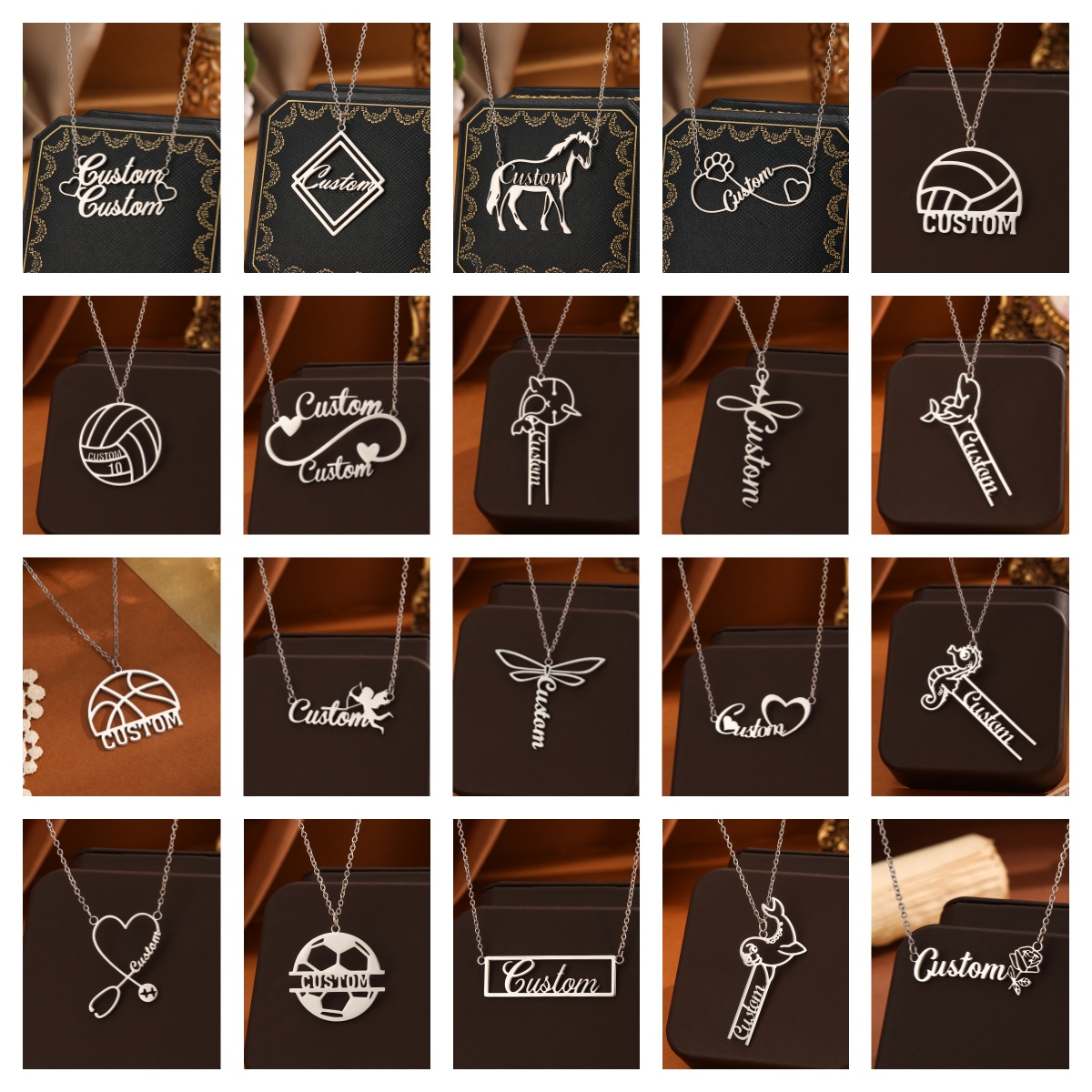 Collier de nom personnalisé en - Name Necklace Custom avis et prix