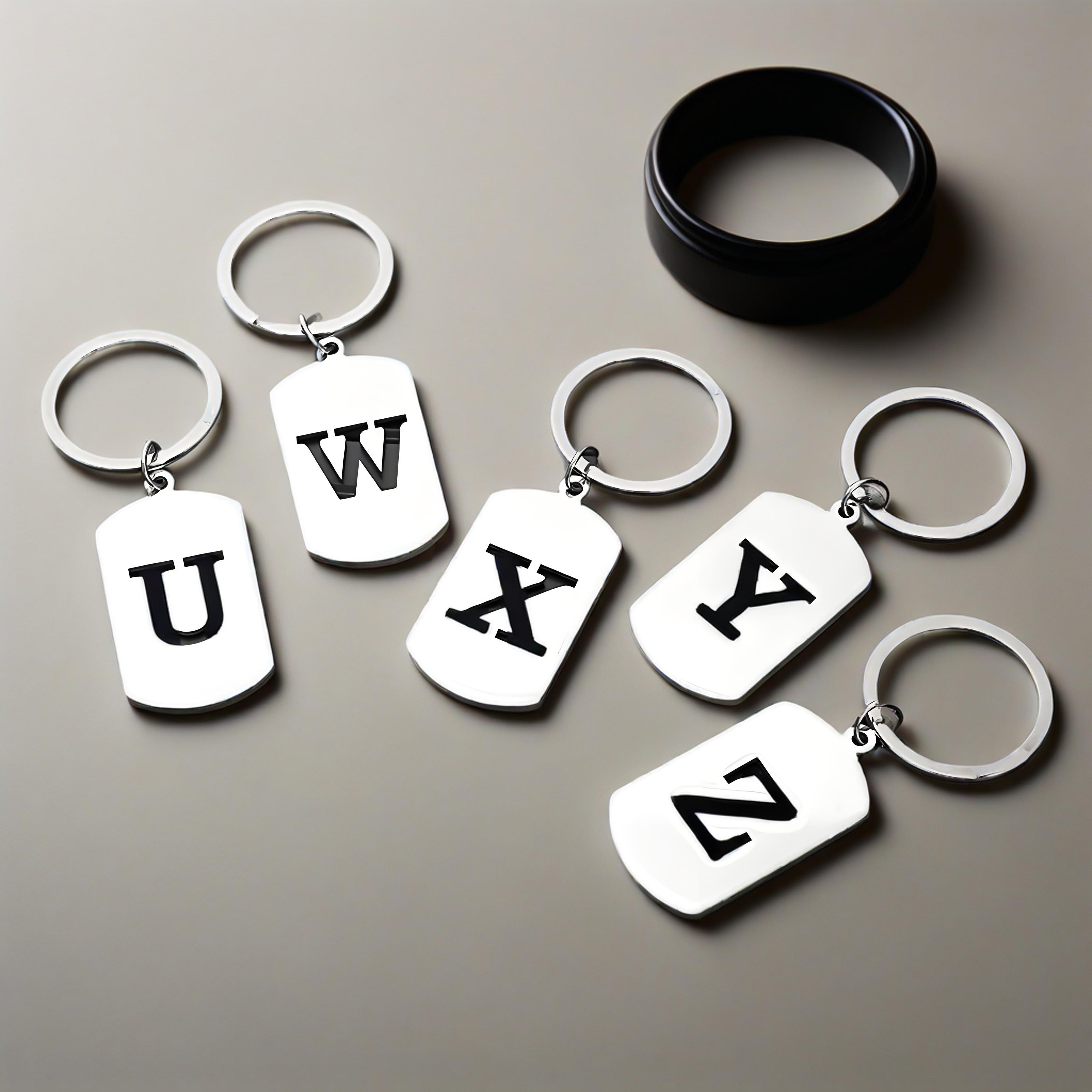 Porte-clés personnalisé avec l - Initial Ring Custom avis et prix