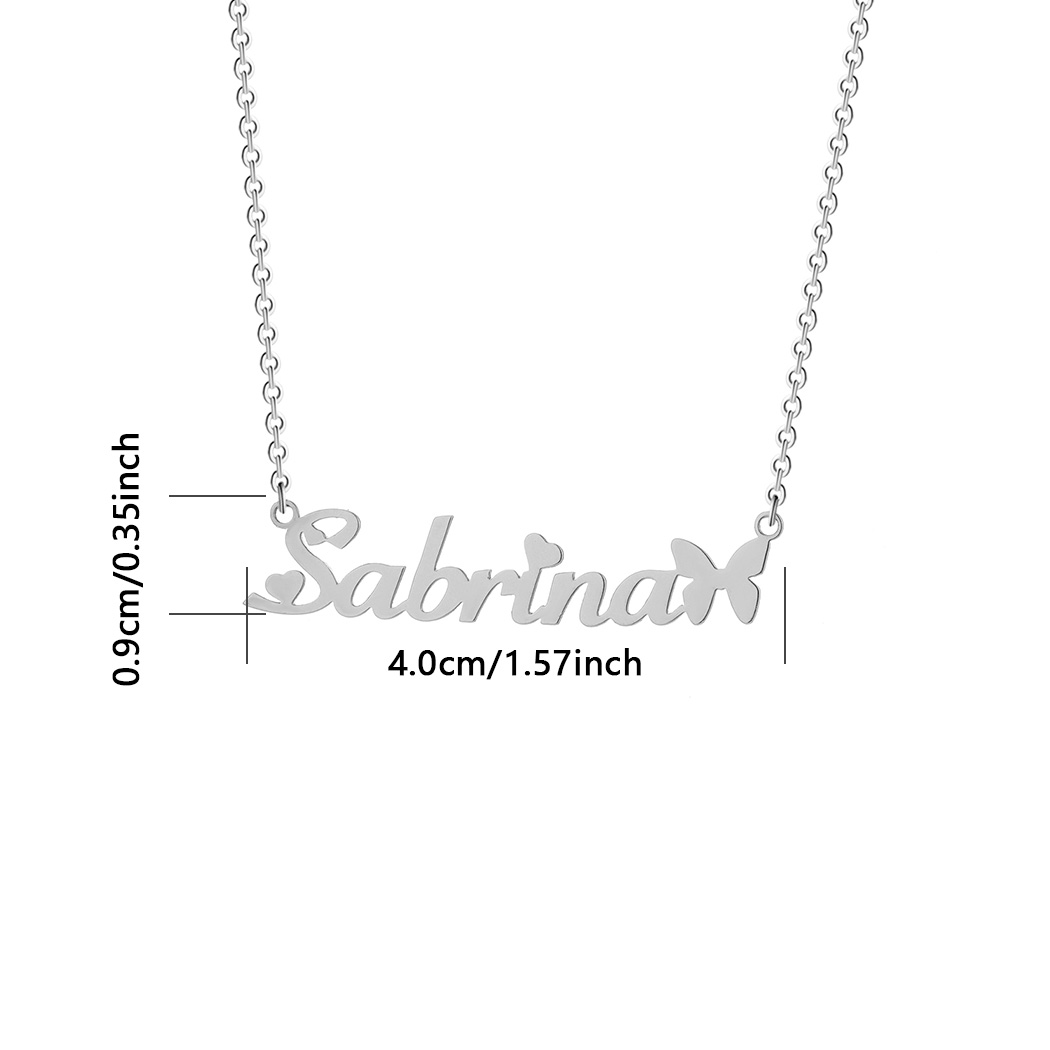 Collier personnalisé avec nom  - Name Necklace Custom avis et prix