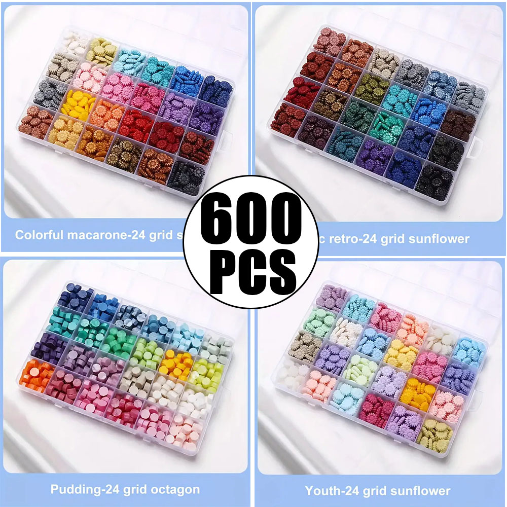 600 pièces de perles de cire à - Wax Seal Letter Kit avis et prix