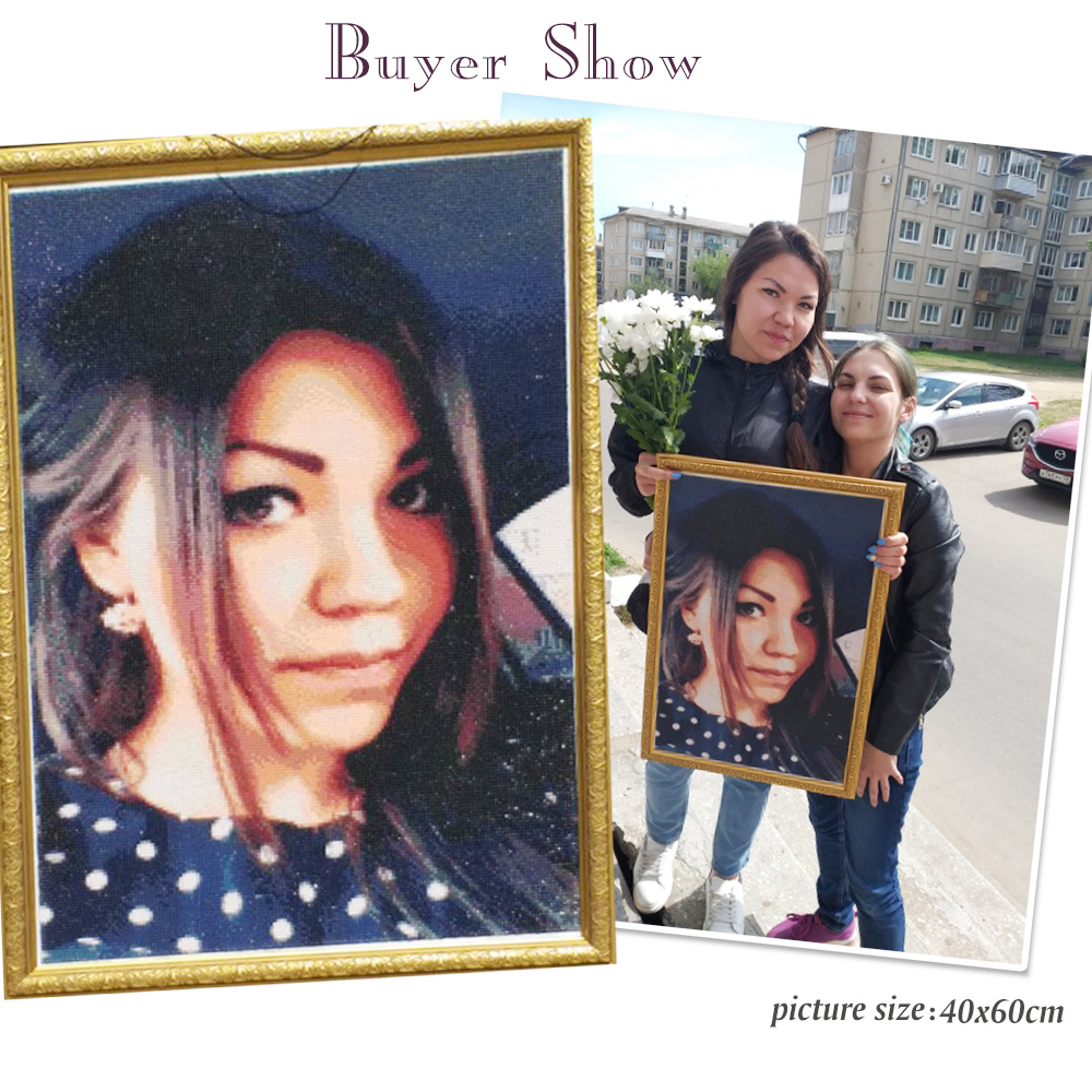HUACAN diamant mosaïque Photo  - Photo Mosaic Print avis et prix