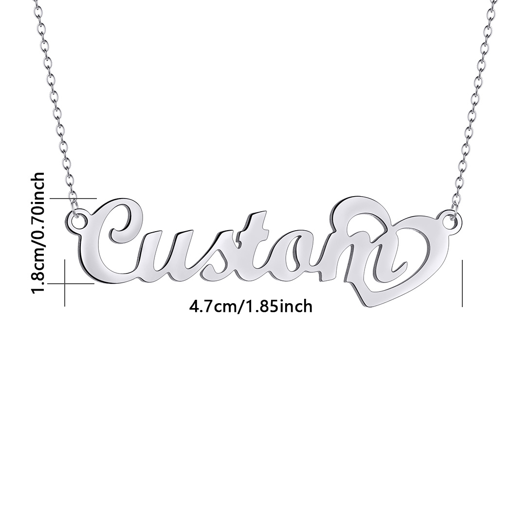Collier personnalisé avec lett - Name Necklace Custom avis et prix