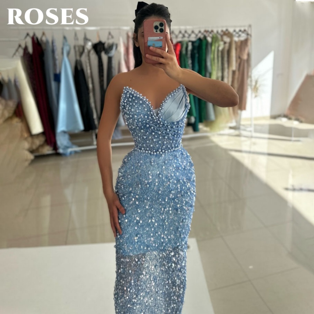 Robe de soirée glamour bleu ci - Custom Night Sky avis et prix