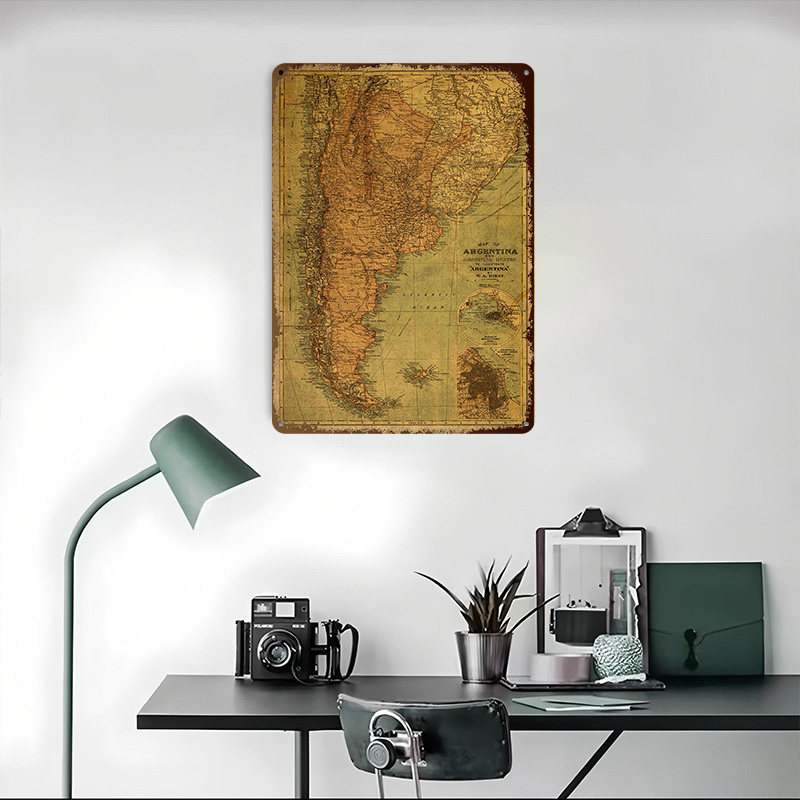 Affiche en étain avec carte vi - Custom Map Poster avis et prix