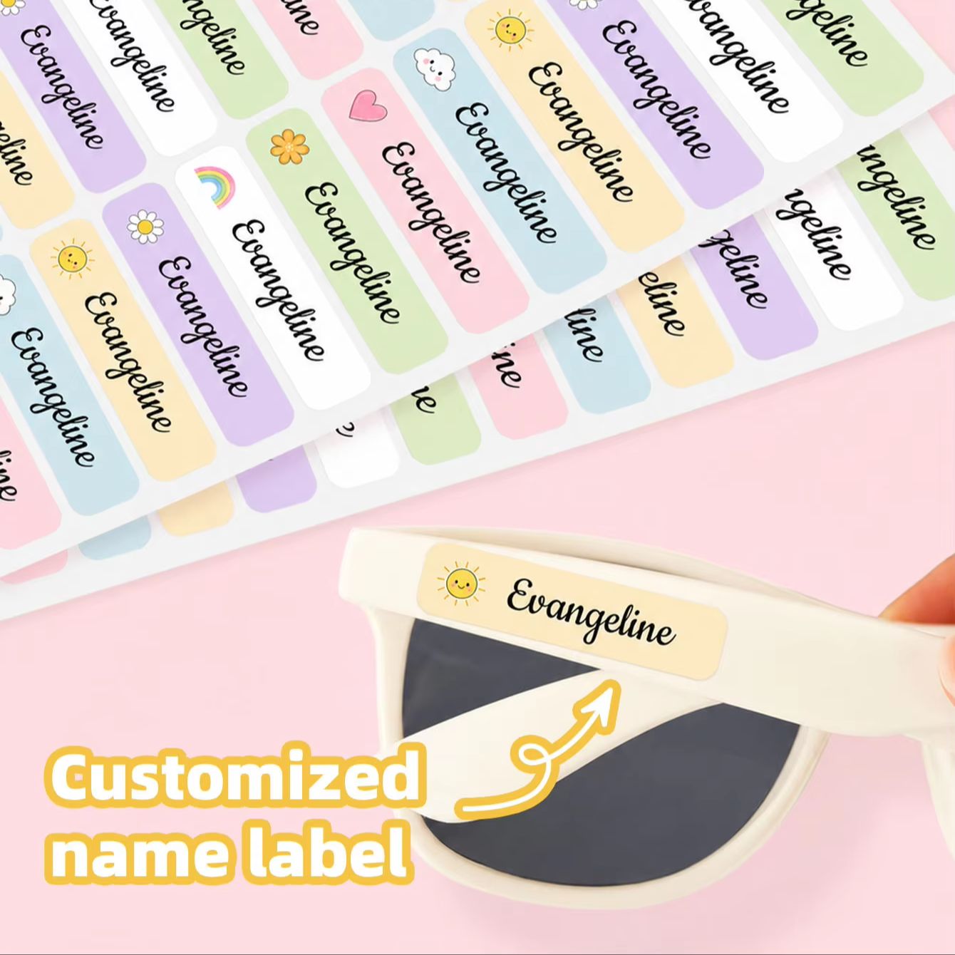 Autocollants personnalisés ave - Personalized Name Box avis et prix