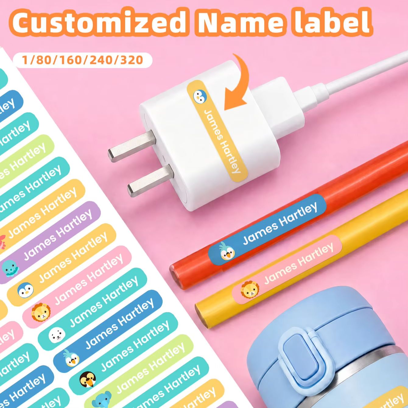 1-320 autocollants personnalis - Personalized Name Box avis et prix